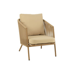 Fauteuil Métal Corde Beige | Tine