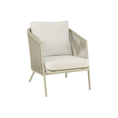 Fauteuil Métal Corde Gris | Urie