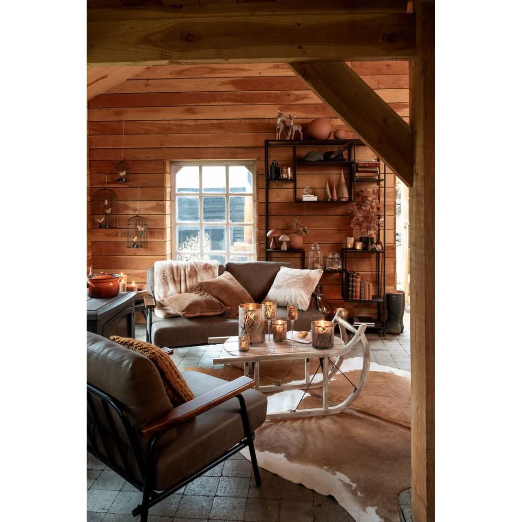 Fauteuil Métal Marron | Wire - Designix Fauteuil