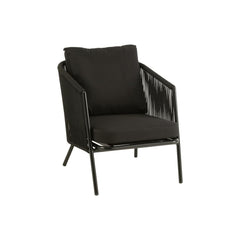 Fauteuil Noir Métal Coussins | Alie