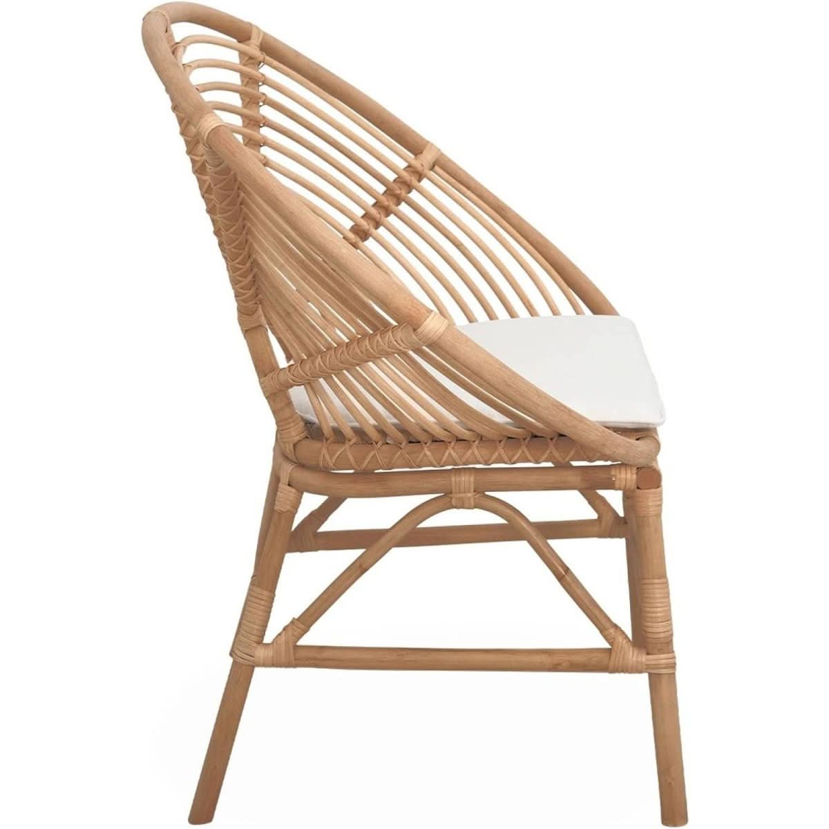Fauteuil Rotin Bohème Exotique | Onir - Designix Chaises