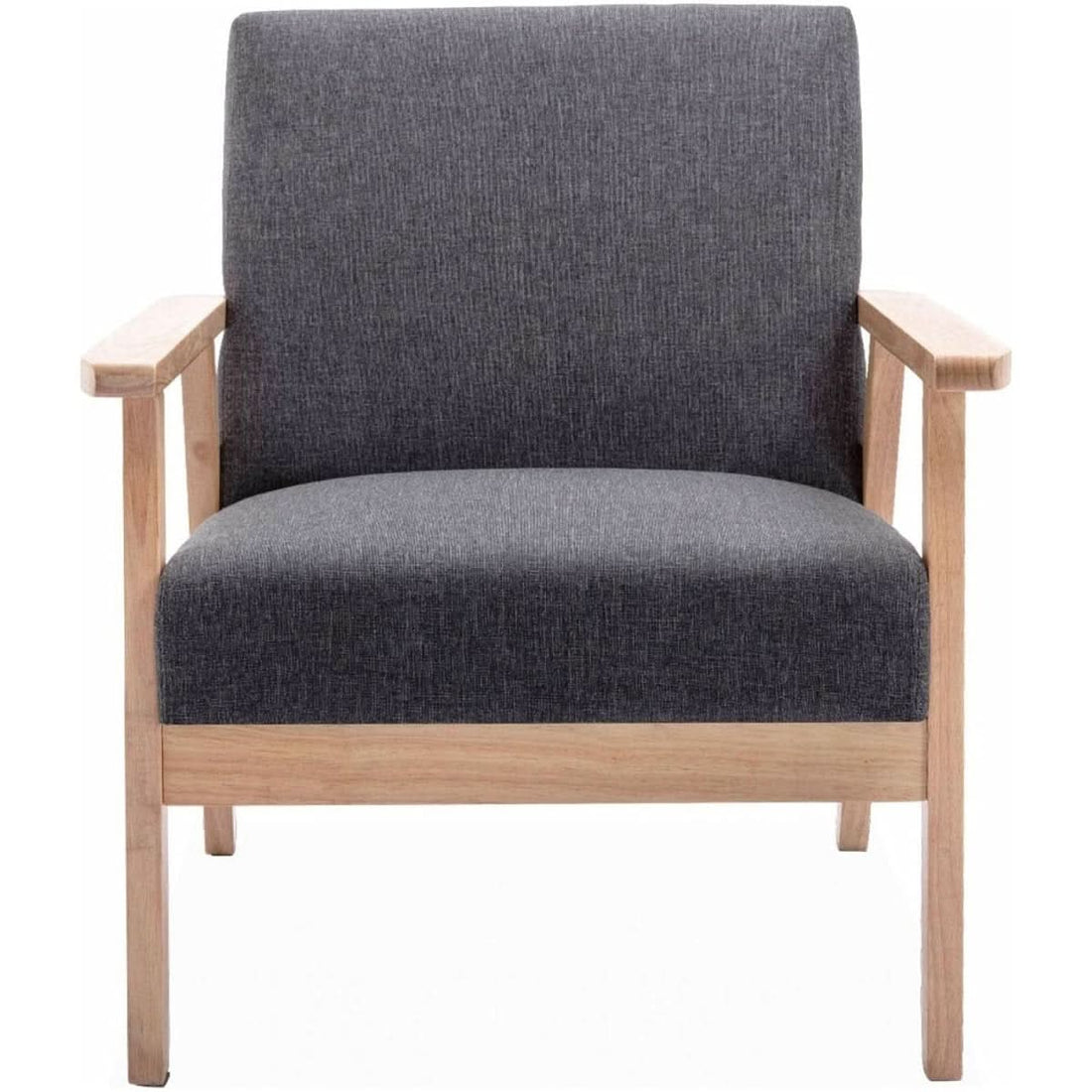 Skandinavischer Sessel Holz Grau | Délice