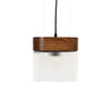 Suspension luminaire FLUMINA A noyer