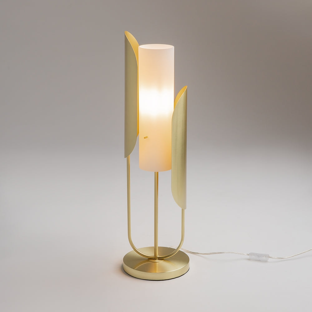 Cipresso Nachttischlampe goldfarben