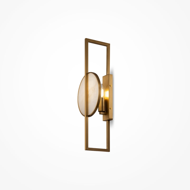 Marmo Wandleuchte gold