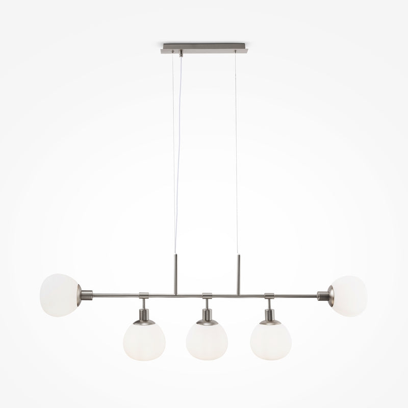 Erich Hängeleuchte silberfarben