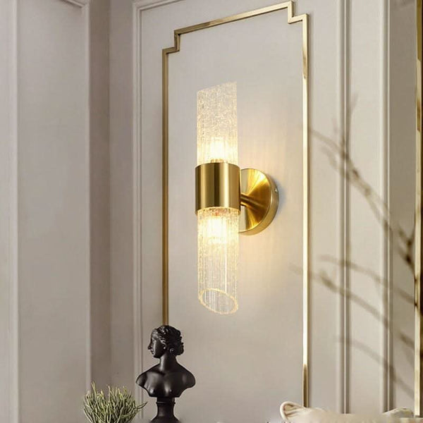 Wandleuchte Schlafzimmer aus Messing | Oria