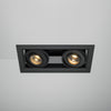 Moderner Spot aus Metall schwarz