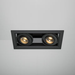 Moderner Spot aus Metall schwarz