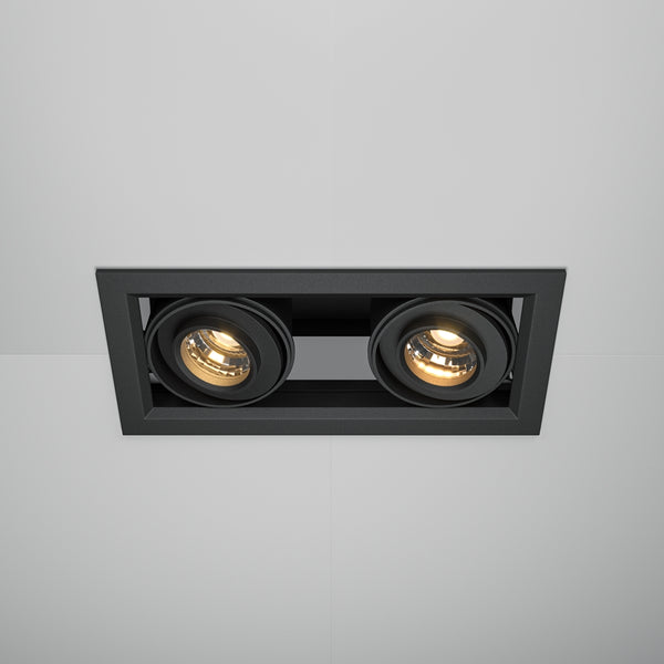 Moderner Spot aus Metall schwarz