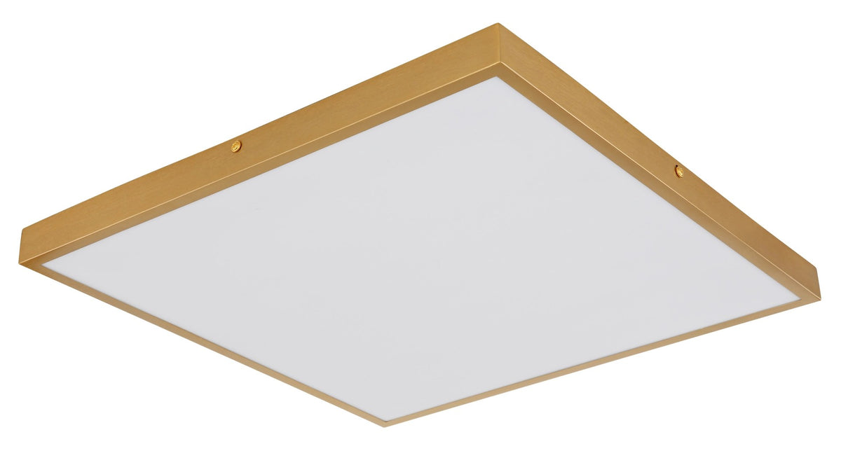 Plafonnier Tibey laiton, L 45 cm