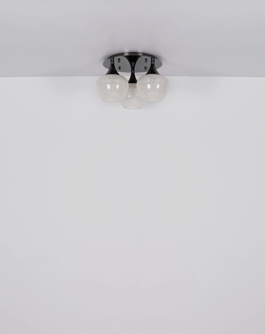 Plafonnier Maxy blanc mat, Ø 45 cm
