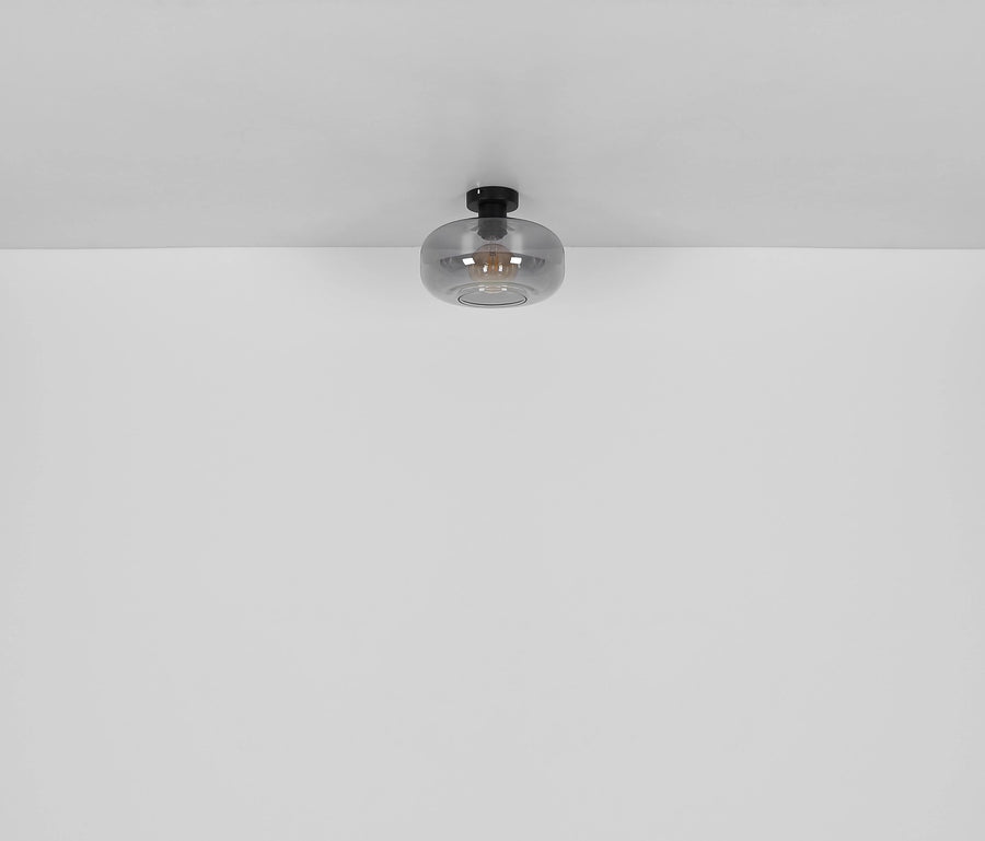 Plafonnier Giuseppe noir mat
