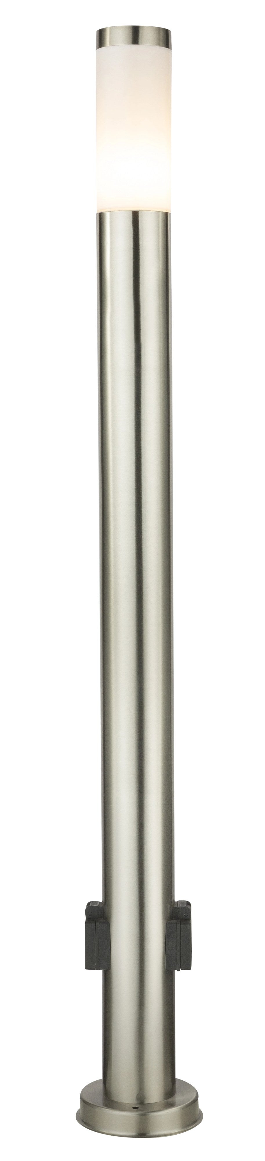 Luminaire extérieur Blug inox, H 110 cm