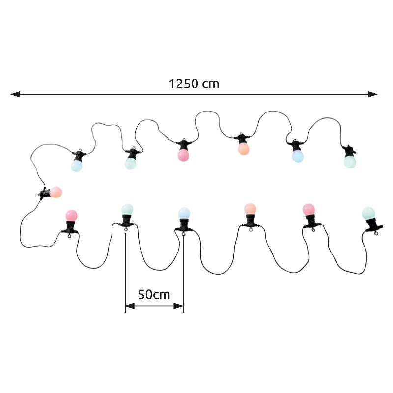 Guirlande lumineuse Nirvana multicolore (3401)