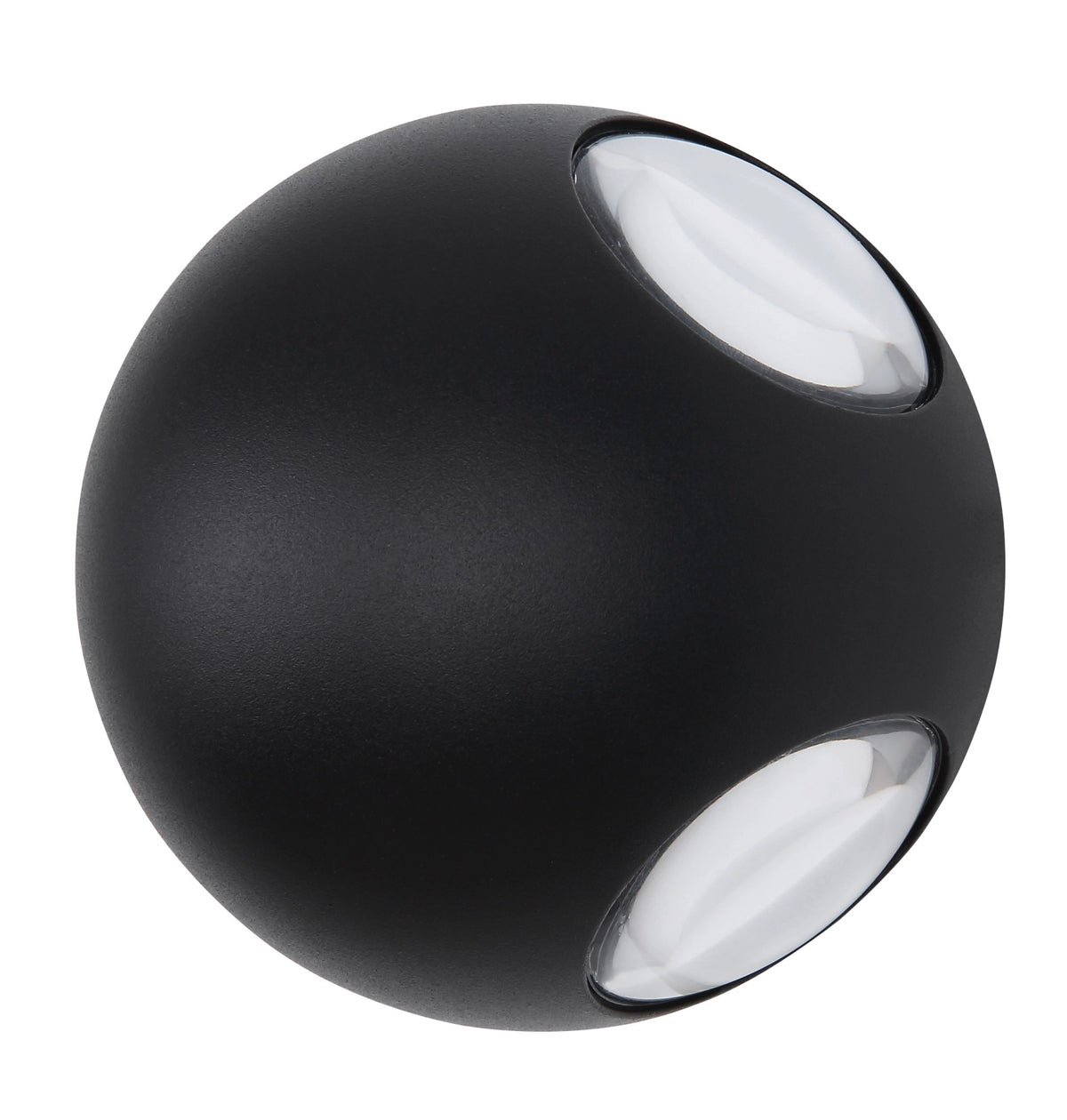 Luminaire extérieur Slice noir mat et aluminium
