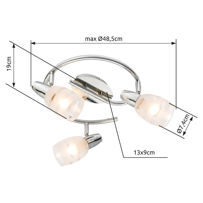Luminaire plafonnier | Roy Ø 48,5 cm