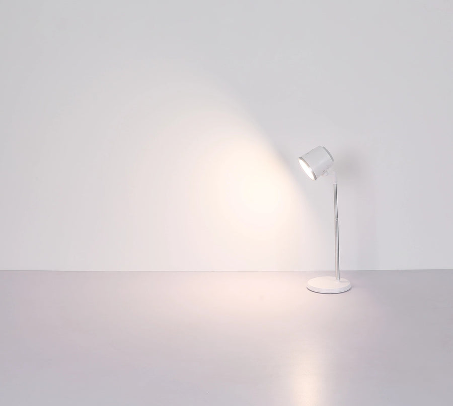 Lampe à poser Meeya blanche mat