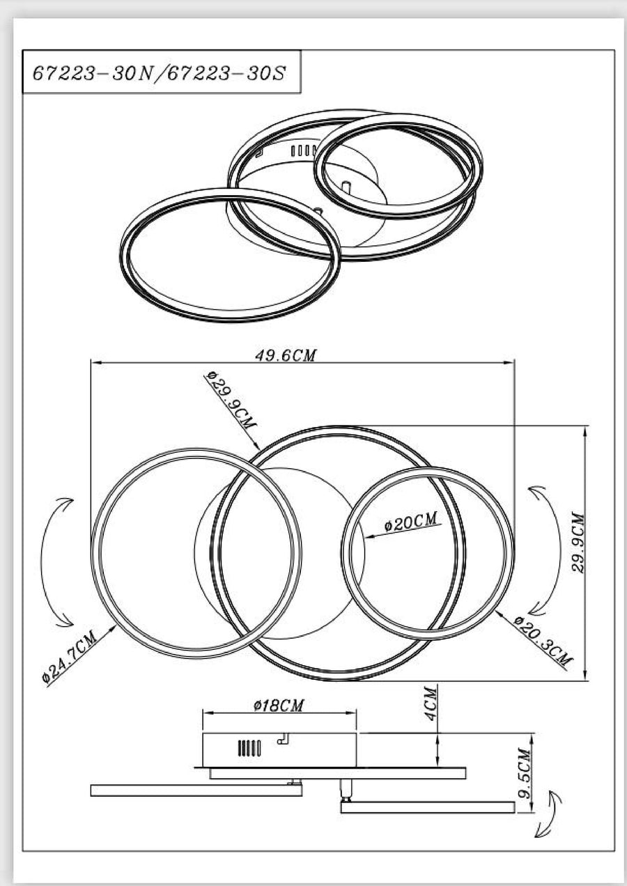 Plafonnier LED | Kendy