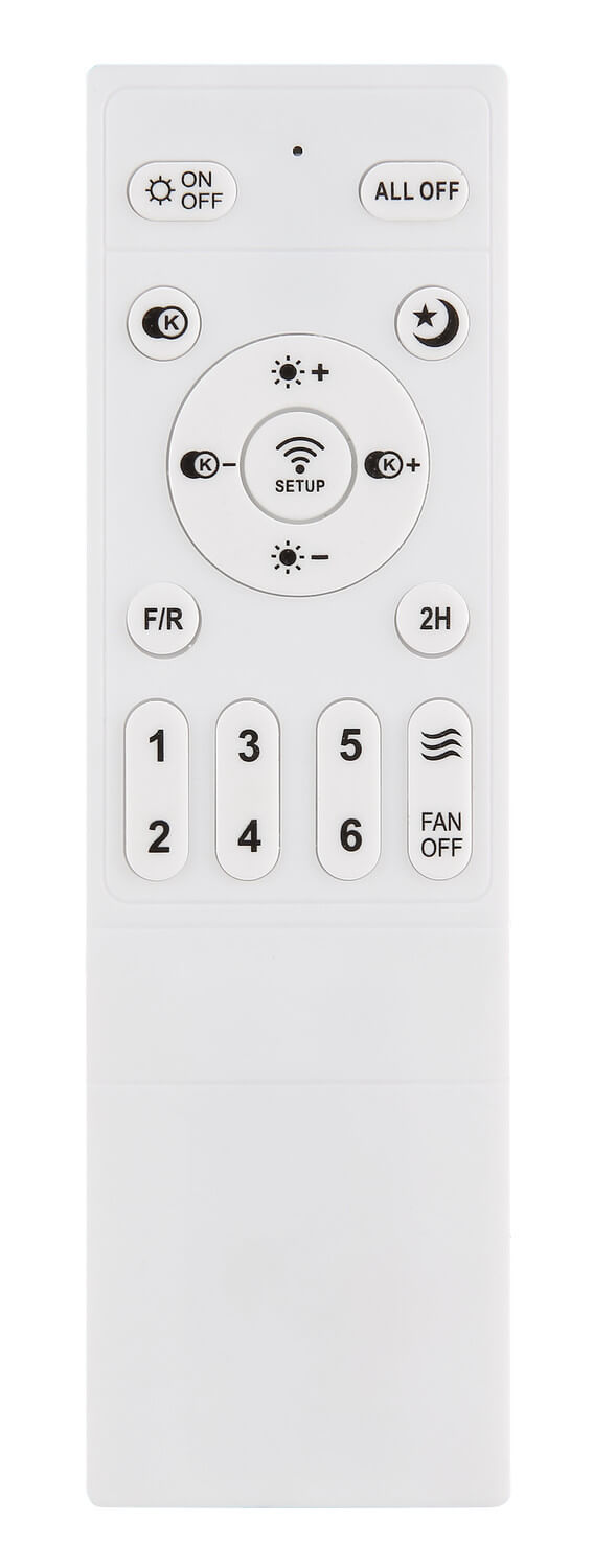 Ventilateur de plafond lumineux Modesto gris