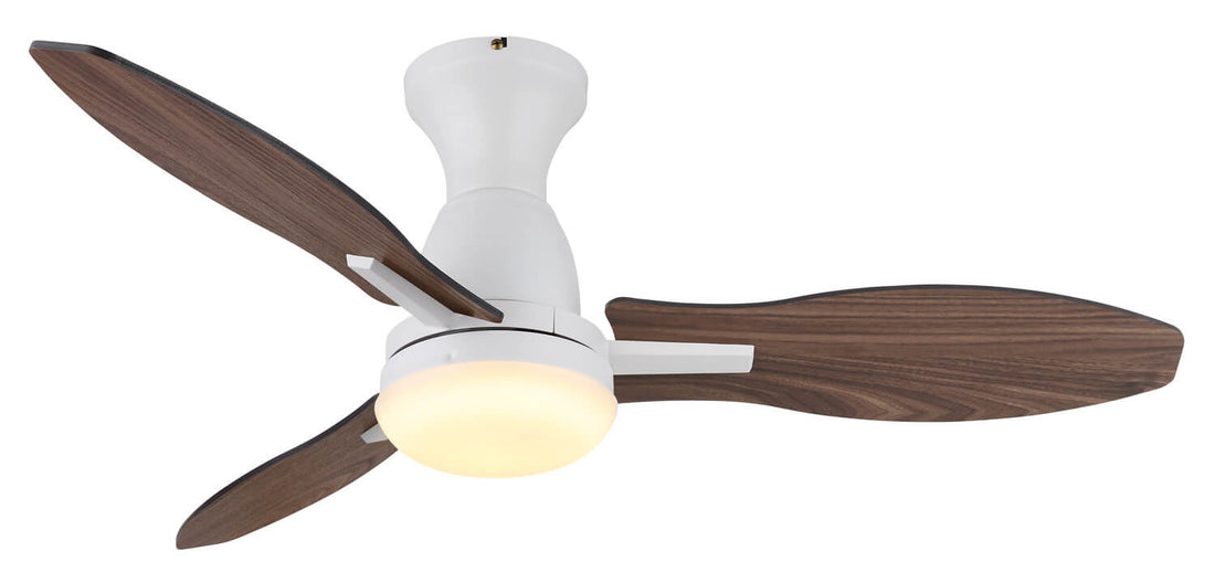 Ventilateur de plafond lumineux | Gale Blanc