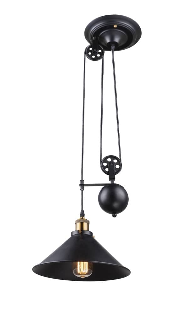 Suspension Lenius noire (15053)