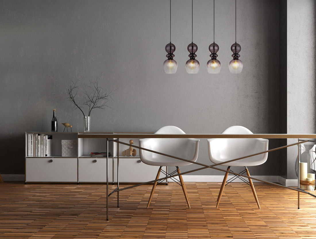 Suspension Clarity noire mat (15174-4H)