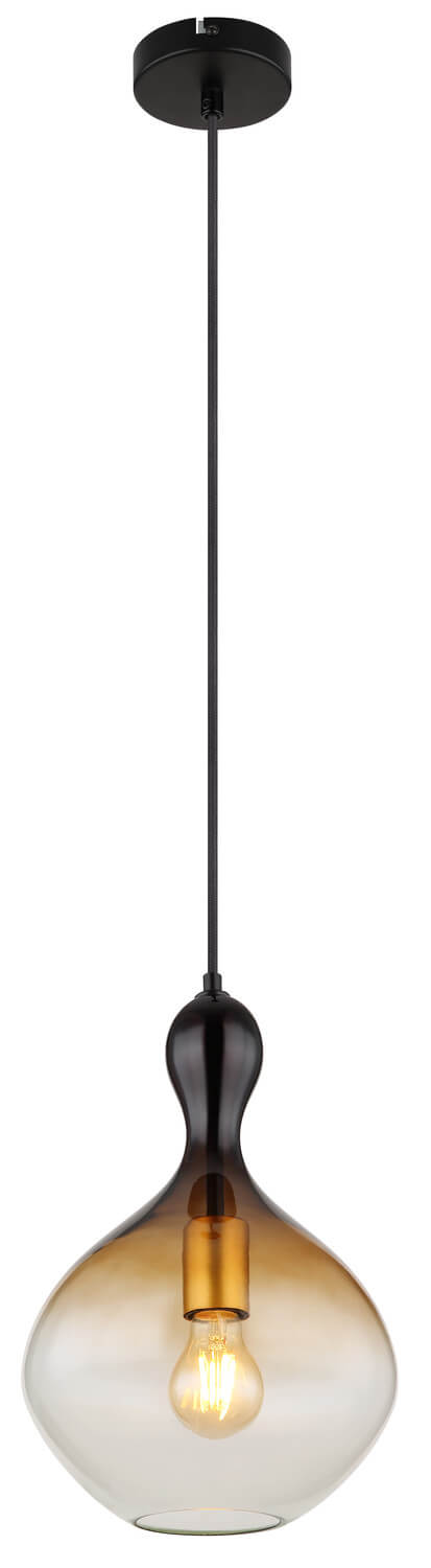 Suspension Aladdin noire mat (15538H1)