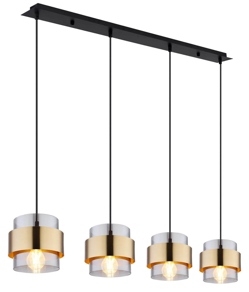 Suspension luminaire | Milley Noire H 120 cm