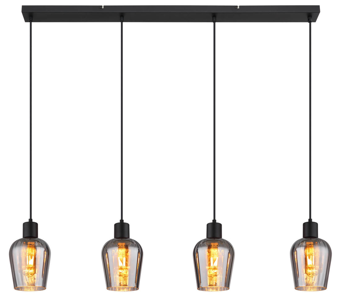 Suspension Ryan noire mat