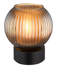 Lampe à poser Zumba noire mat (15638TP)