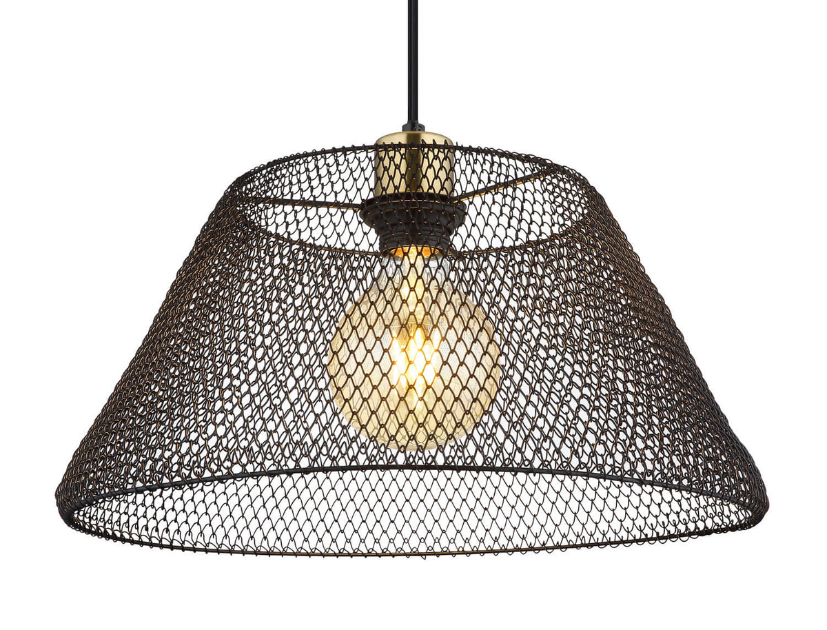 Suspension Baku noire mat (15646H1)