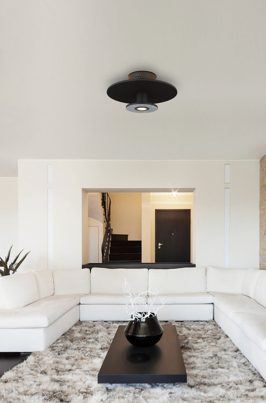 Plafonnier Carter noir mat