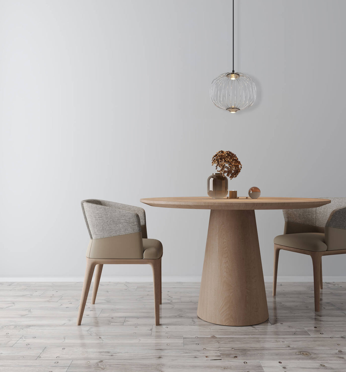 Suspension Galway nickel satiné (15652HN)