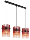 Suspension Gorley noire mat, H 140 cm (15698-3HBR)