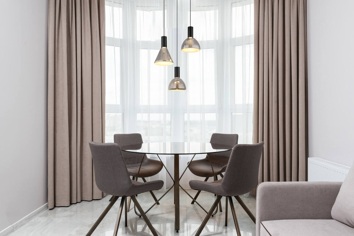 Suspension Labora noire mat (15741-3)