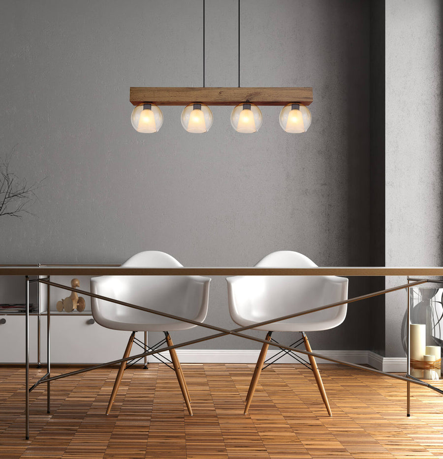 Suspension Barry I noire mat (15773-4H)