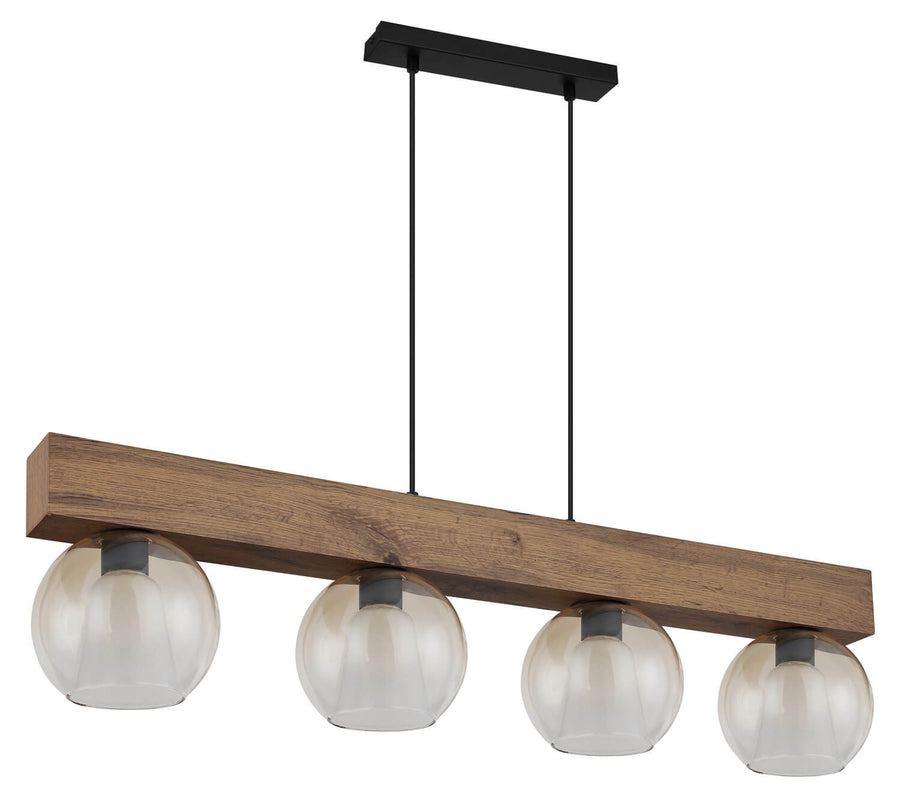 Suspension Barry I noire mat (15773-4H)