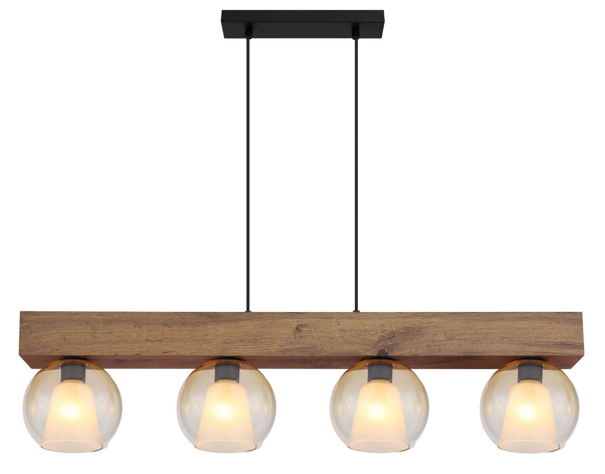 Suspension Barry I noire mat (15773-4H)