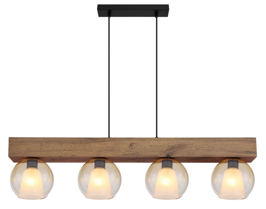 Suspension Barry I noire mat (15773-4H)