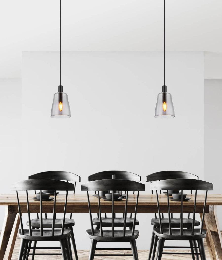 Suspension Garri noire mat (15789H1B)