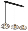 Suspension Greys noire mat (15966-3H)