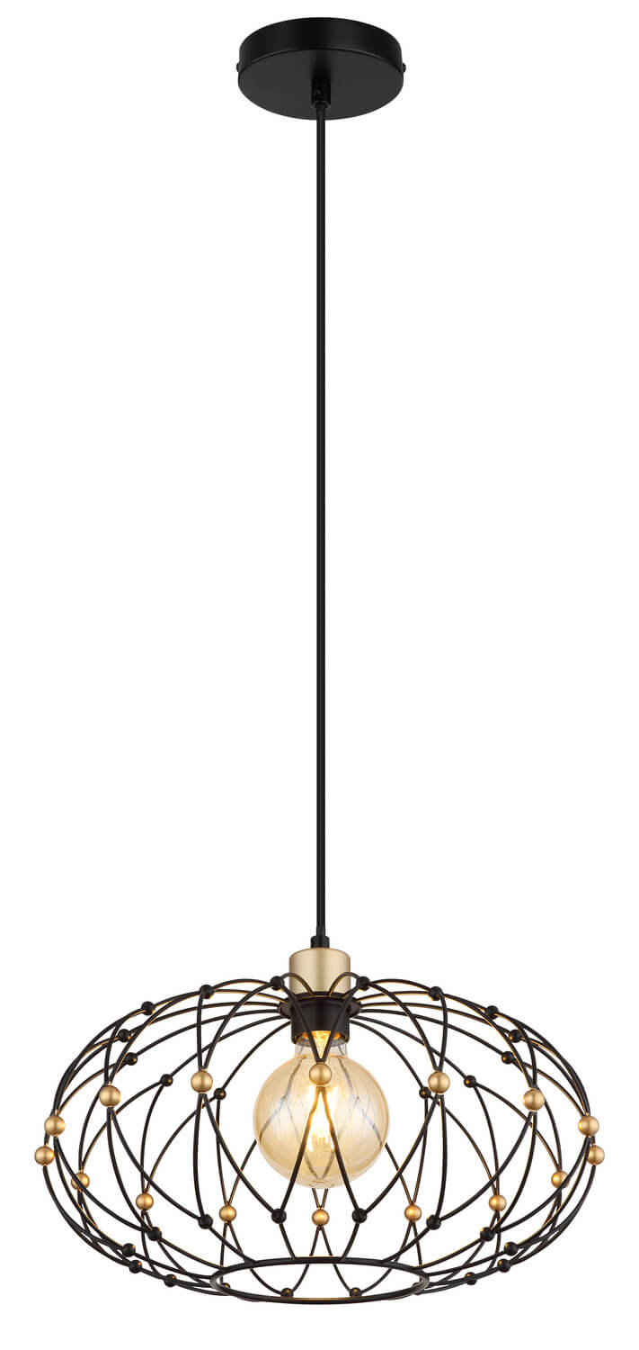 Suspension Greys noire mat (15966H)