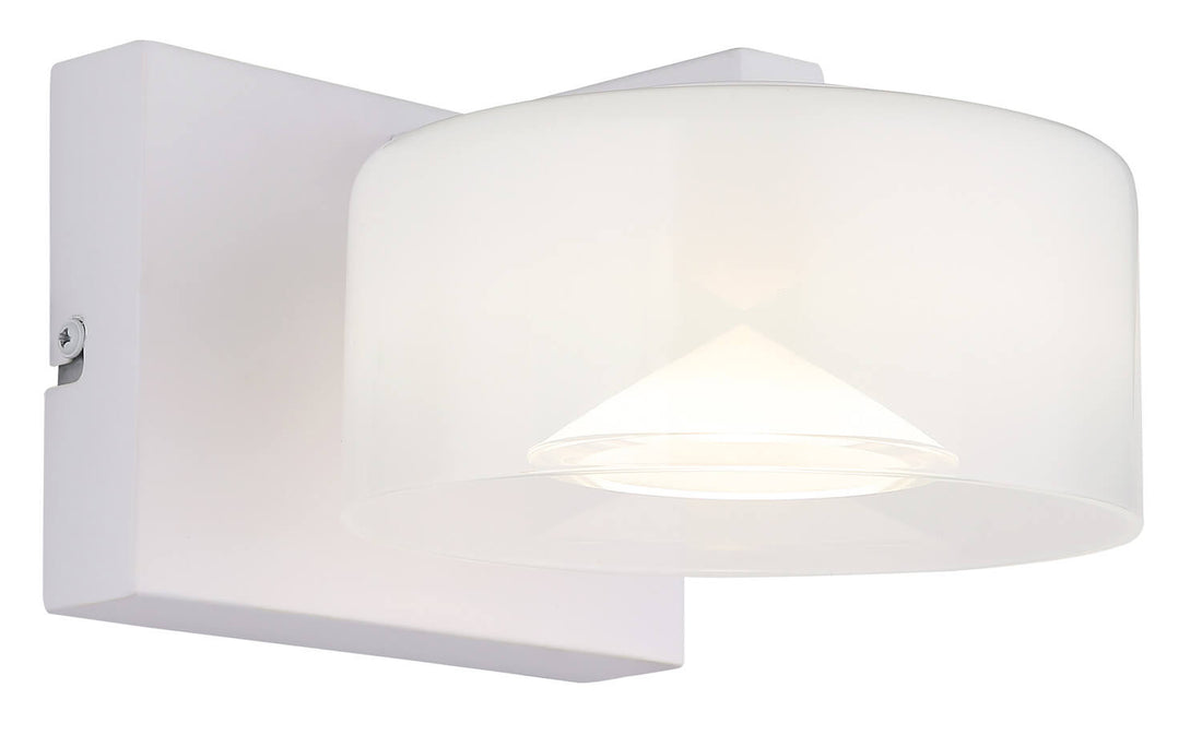 Applique murale Belinda blanche mat
