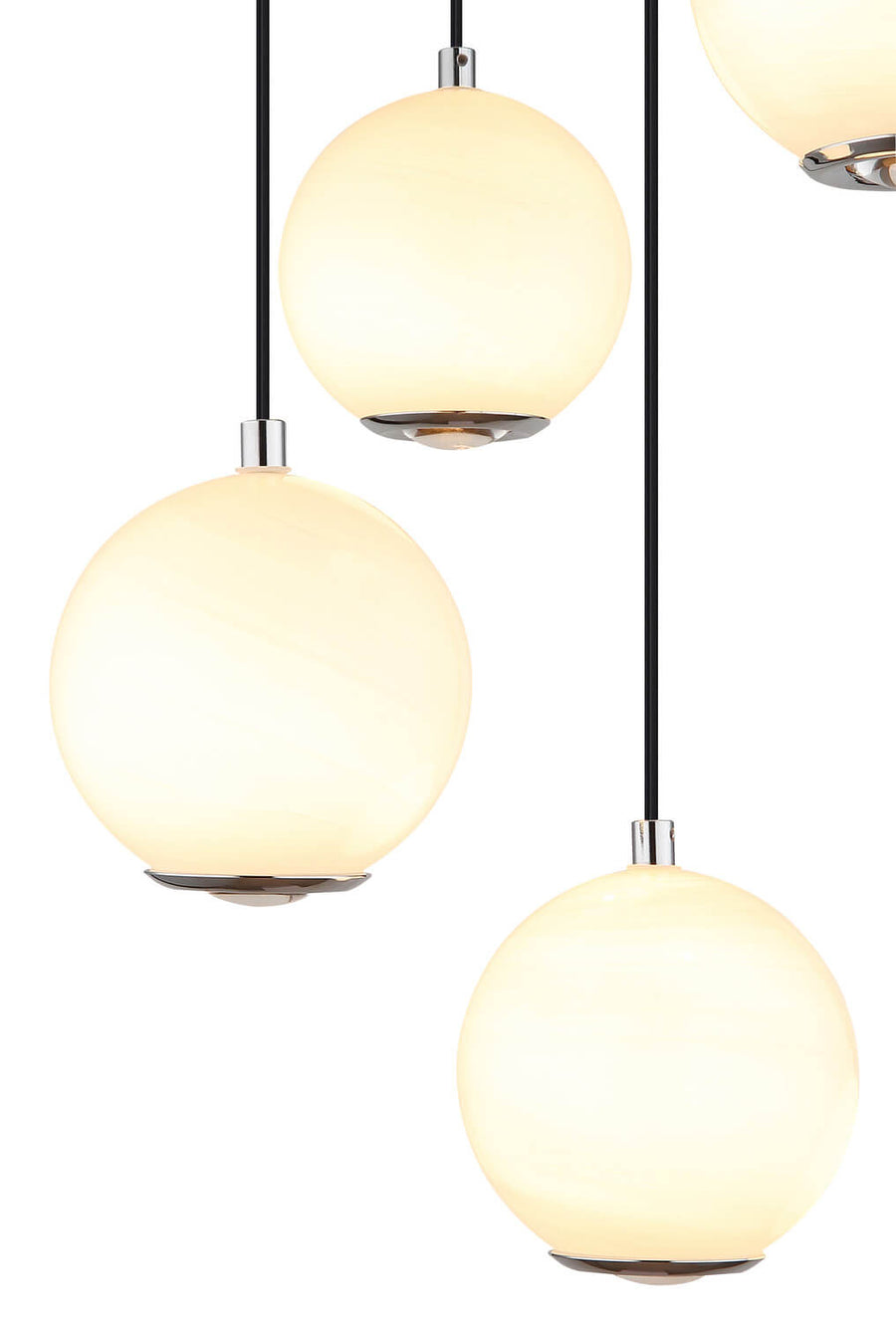 Suspension Simmons grise, H 150 cm (16062-5H)