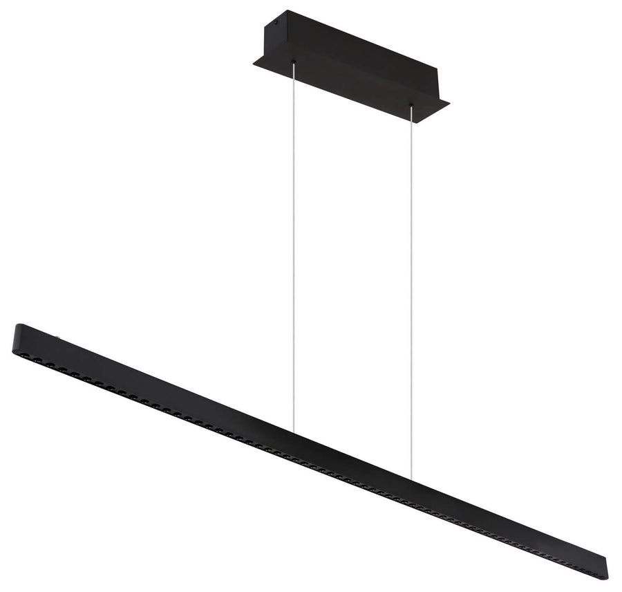 Vue rapprochée du profil de la barre noire et de ses diodes