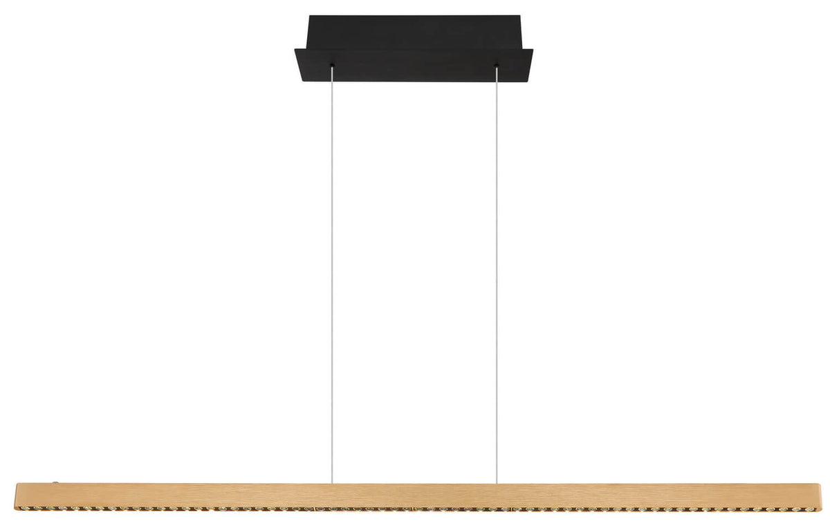 Suspension Dentsy noire mat, H 120 cm (17013HG)