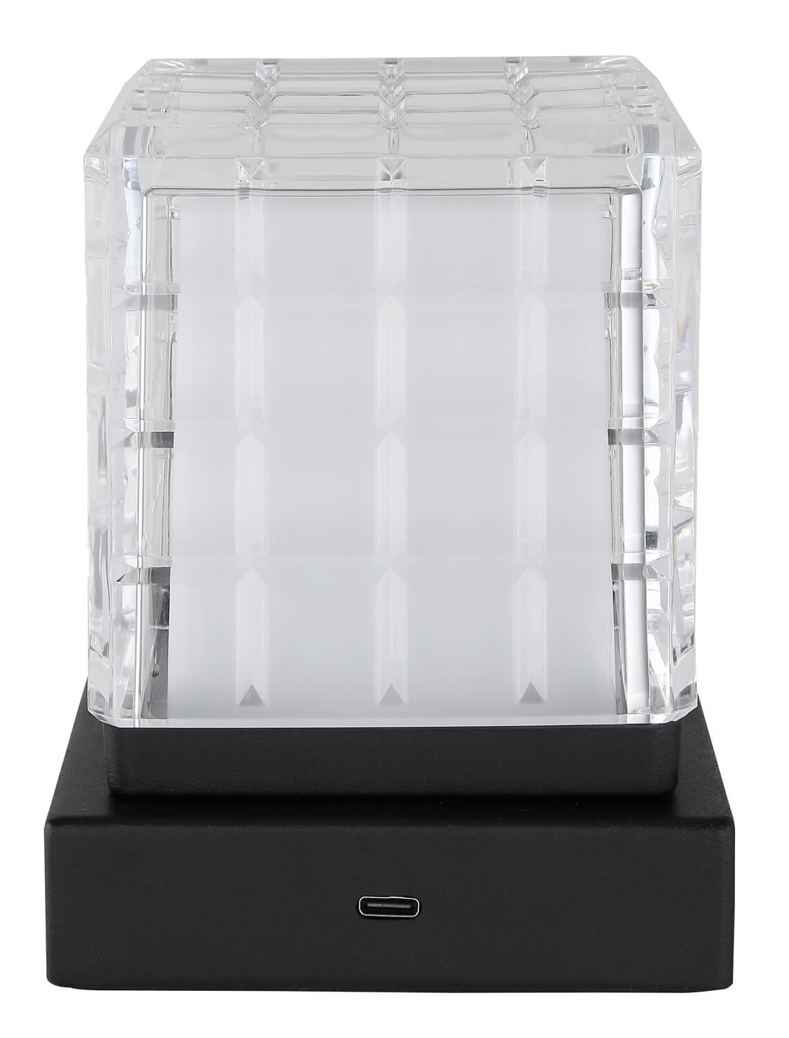 Lampe à poser Lunki noire mat, H 13 cm