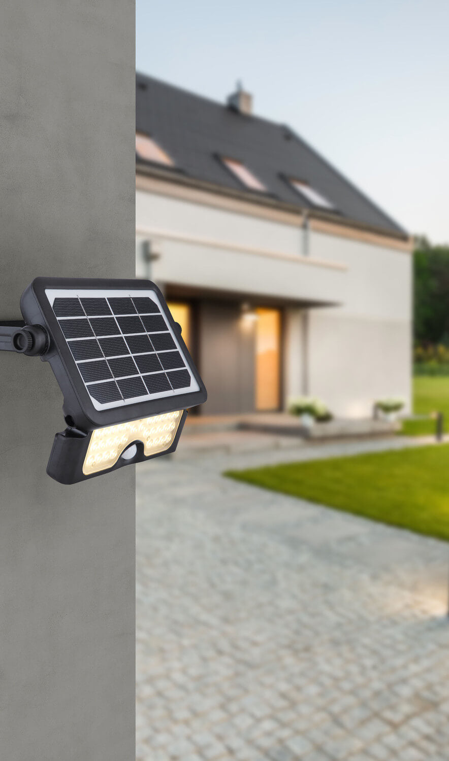 Luminaire extérieur Bewegungssensor noir