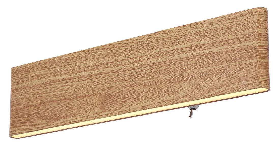 Applique murale Siegfried bois, L 29,5 cm